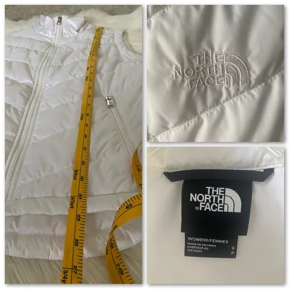 The North Face White Puffer Vest – Women’s Small - Picture 4 of 6